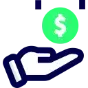 Mão com dólar Clica e Vende Carro